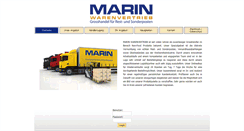Desktop Screenshot of marin-warenvertrieb.de